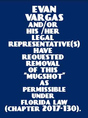  EVAN VARGAS Mugshot / County Arrests / Orange County Arrests