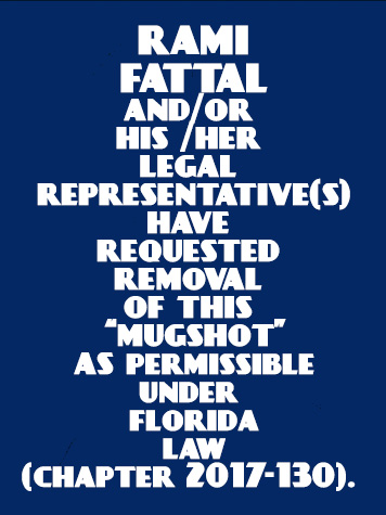  RAMI FATTAL Mugshot / County Arrests / Orange County Arrests