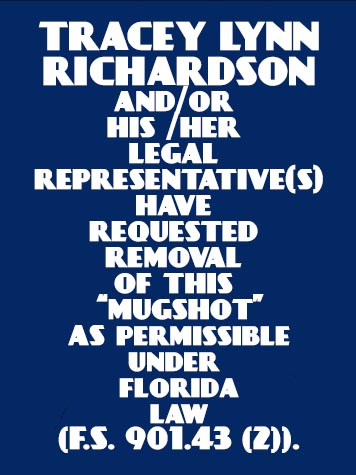  TRACEY LYNN RICHARDSON Mugshot / County Arrests / Orange County Arrests