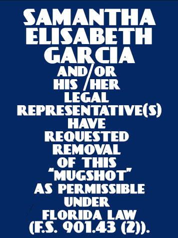  SAMANTHA ELISABETH GARCIA Photo Image