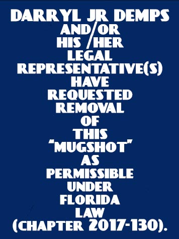  DARRYL  JR DEMPS Mugshot / County Arrests / Orange County Arrests