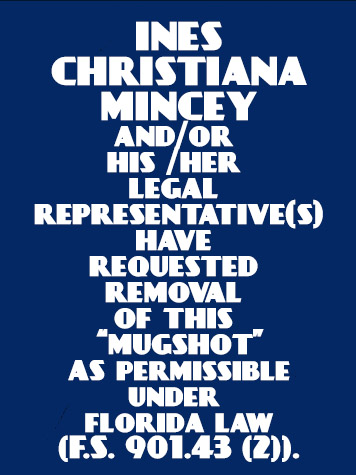  INES CHRISTIANA MINCEY Photo Image