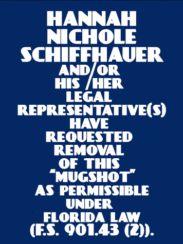  HANNAH NICHOLE SCHIFFHAUER Photo Image
