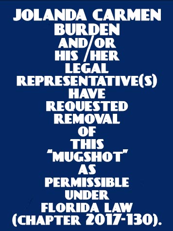  JOLANDA CARMEN BURDEN Photo Image