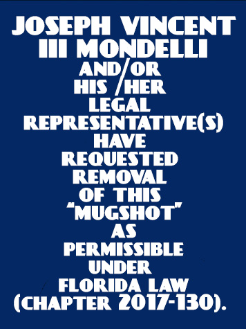 JOSEPH VINCENT III MONDELLI Photo Image JOSEPH VINCENT III MONDELLI Photo Image