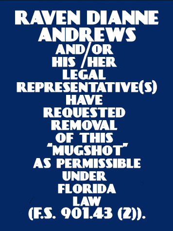  RAVEN DIANNE ANDREWS Mugshot / County Arrests / Orange County Arrests