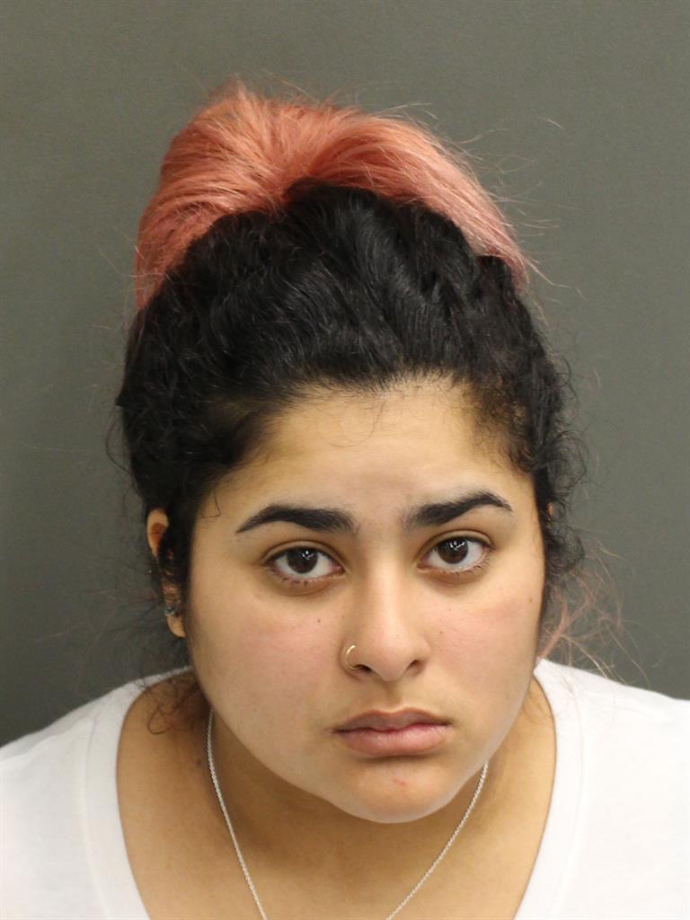  AZALIA ZOE MERCADOACEVEDO Mugshot / County Arrests / Orange County Arrests