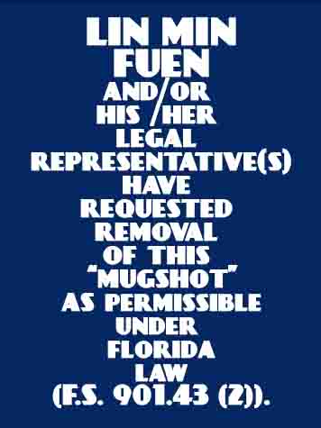  LIN MIN FUEN Mugshot / County Arrests / Orange County Arrests