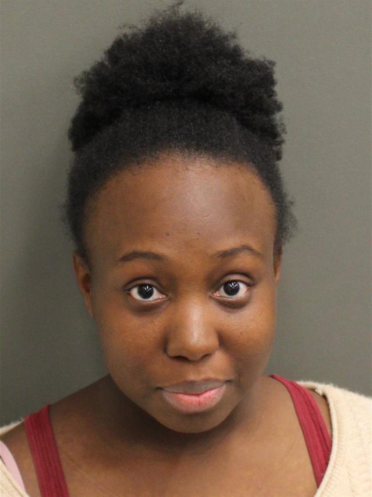  BRIANA JASMINE DIEUDONNE Mugshot / County Arrests / Orange County Arrests