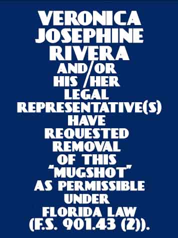  VERONICA JOSEPHINE RIVERA Mugshot / County Arrests / Orange County Arrests