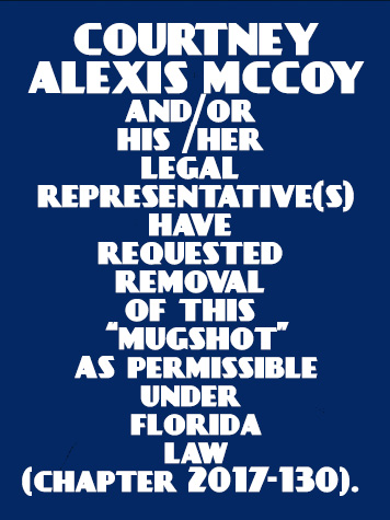  COURTNEY ALEXIS MCCOY Mugshot / County Arrests / Orange County Arrests