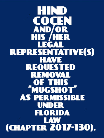  HIND COCEN Mugshot / County Arrests / Orange County Arrests