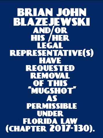  BRIAN JOHN BLAZEJEWSKI Photo Image