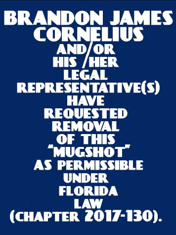  BRANDON JAMES CORNELIUS Mugshot / County Arrests / Orange County Arrests