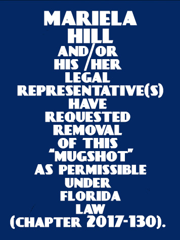  MARIELA HILL Mugshot / County Arrests / Orange County Arrests