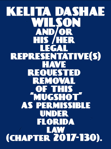  KELITA DASHAE WILSON Mugshot / County Arrests / Orange County Arrests