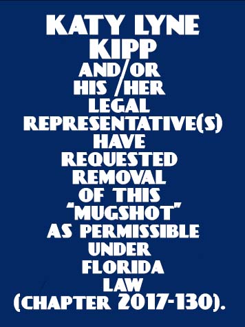  KATY LYNE KIPP Mugshot / County Arrests / Orange County Arrests