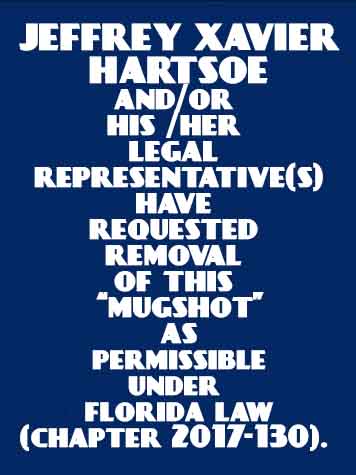  JEFFREY XAVIER HARTSOE Mugshot / County Arrests / Orange County Arrests