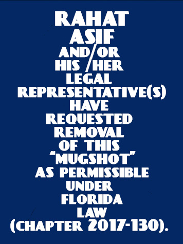  RAHAT ASIF Mugshot / County Arrests / Orange County Arrests