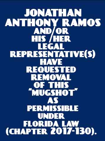  JONATHAN ANTHONY RAMOS Mugshot / County Arrests / Orange County Arrests