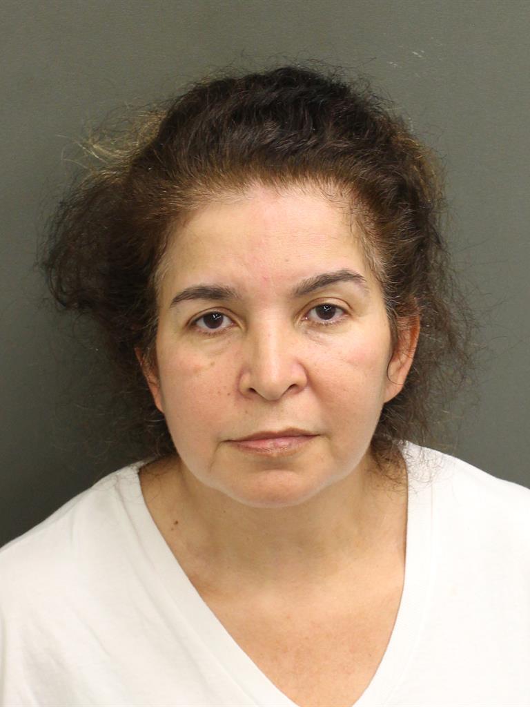  EDNA MARIA VARGAS Mugshot / County Arrests / Orange County Arrests