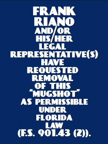 FRANK RIANO Photo Image FRANK RIANO Photo Image