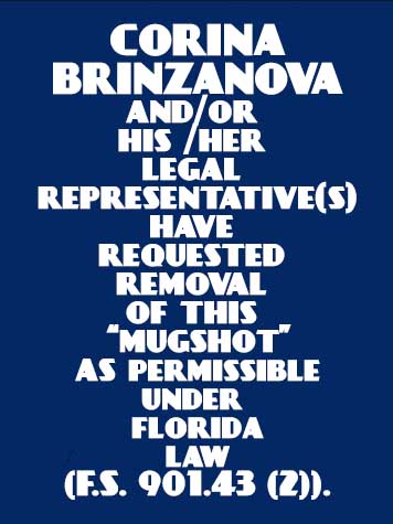  CORINA BRINZANOVA Mugshot / County Arrests / Orange County Arrests