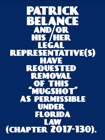  PATRICK BELANCE Mugshot / County Arrests / Orange County Arrests