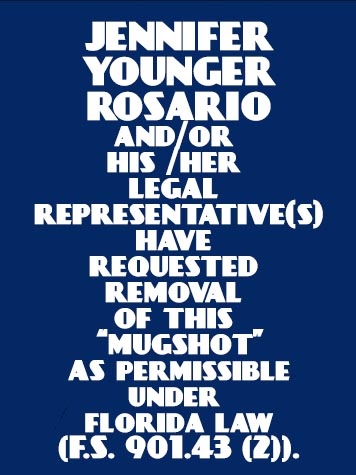  JENNIFER YOUNGER ROSARIO Mugshot / County Arrests / Orange County Arrests