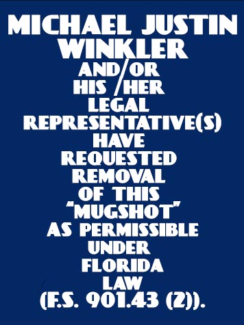  MICHAEL JUSTIN WINKLER Mugshot / County Arrests / Orange County Arrests