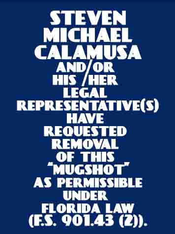  STEVEN MICHAEL CALAMUSA Photo Image