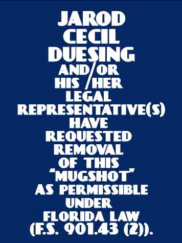  JAROD CECIL DUESING Photo Image