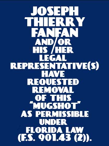  JOSEPH THIERRY FANFAN Photo Image