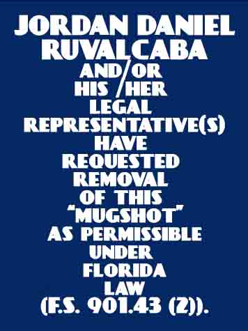  JORDAN DANIEL RUVALCABA Mugshot / County Arrests / Orange County Arrests