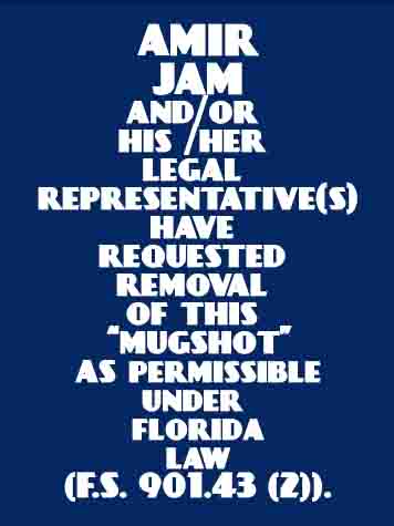  AMIR JAM Mugshot / County Arrests / Orange County Arrests