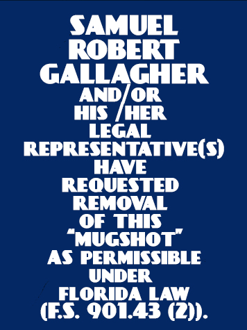  SAMUEL ROBERT GALLAGHER Mugshot / County Arrests / Orange County Arrests