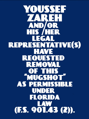  YOUSSEF ZAREH Mugshot / County Arrests / Orange County Arrests