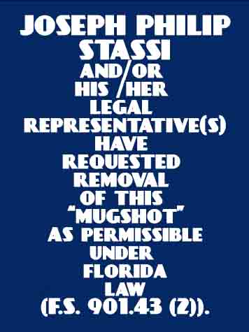  JOSEPH PHILIP STASSI Mugshot / County Arrests / Orange County Arrests