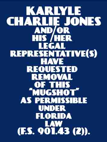  KARLYLE CHARLIE JONES Mugshot / County Arrests / Orange County Arrests