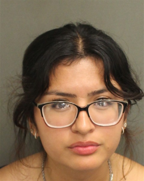  ZOE VALERIA RAYA-ACOSTA Mugshot / County Arrests / Orange County Arrests